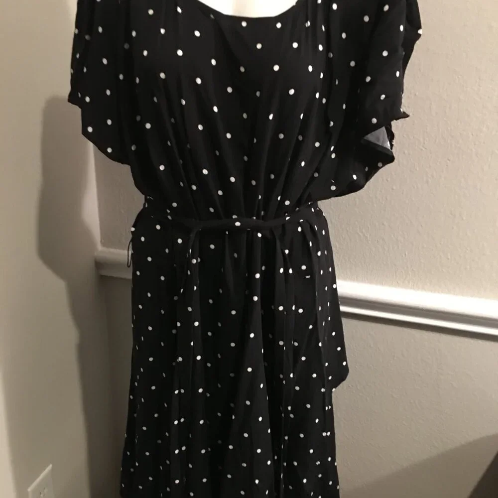 The Loft 1X Polka Dot Dress - So gorgeous Fits Up to 50 Bust NW  Car1 box - Picture 3 of 3